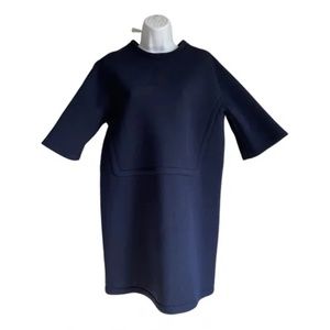 MARNI🔹Navy Wool Boxy Line Dress🔹